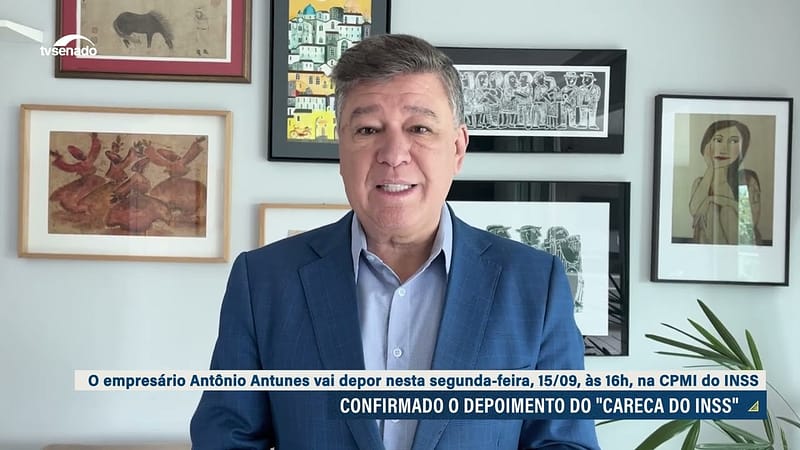 Presidente Anuncia 'Careca do INSS' na Segunda-feira — Senado Notícias