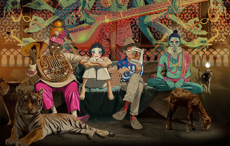 Gorillaz Lançam Álbum 'The Mountain' e Tour pelo Reino Unido com Single Teatral 'The Happy Dictator' com Sparks!