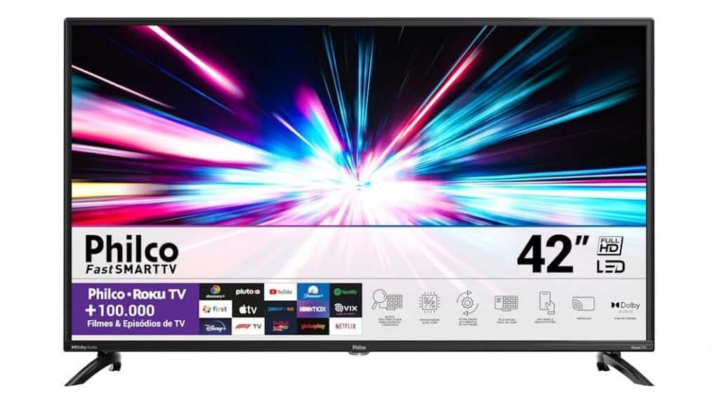 Philco Smart TV 42” Roku
